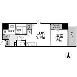 庄内通駅 徒歩1分 8階の物件間取画像